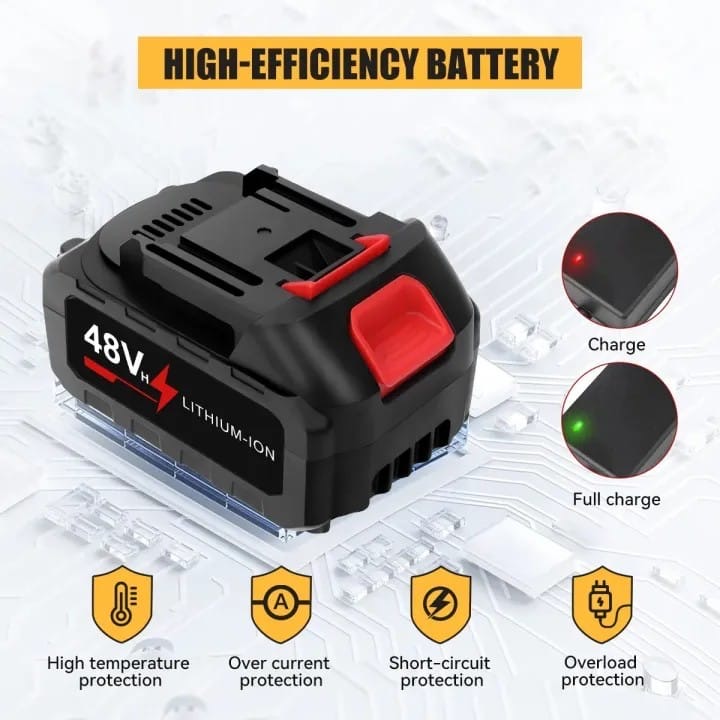 48V High-Efficiency Lithium-Ion Battery