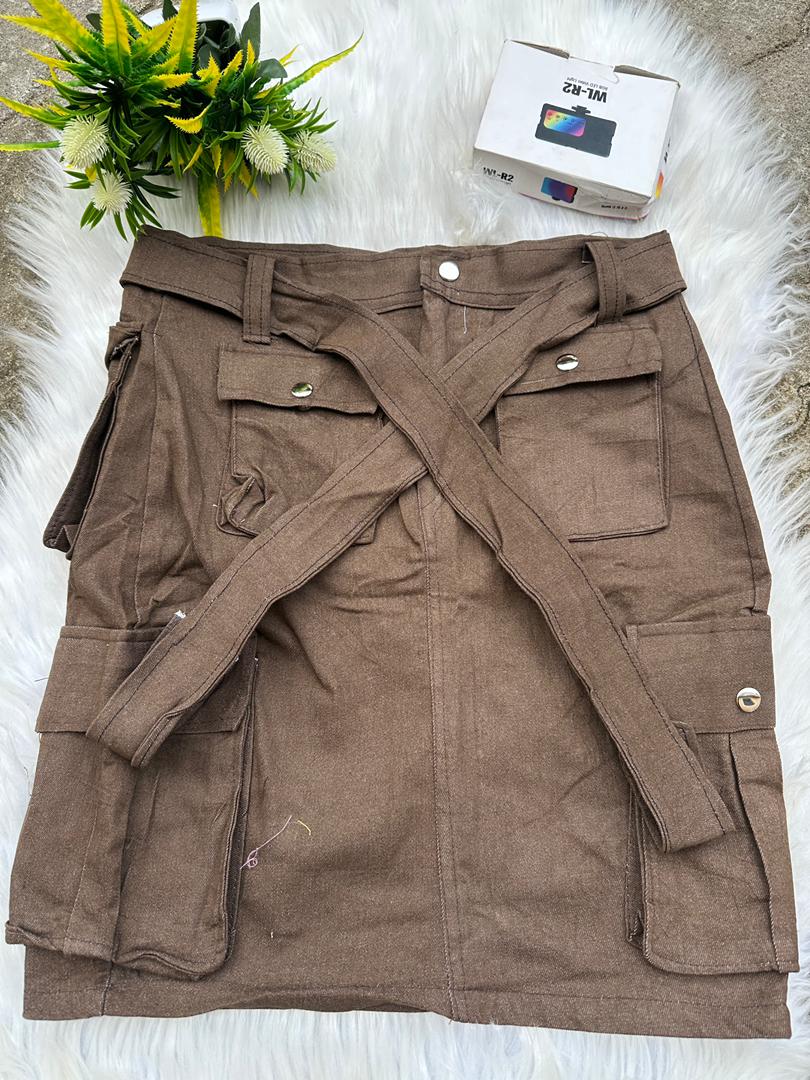 Cargo short skirt