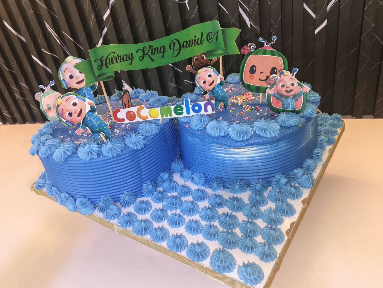 Cocomelon-Themed Birthday Cake
