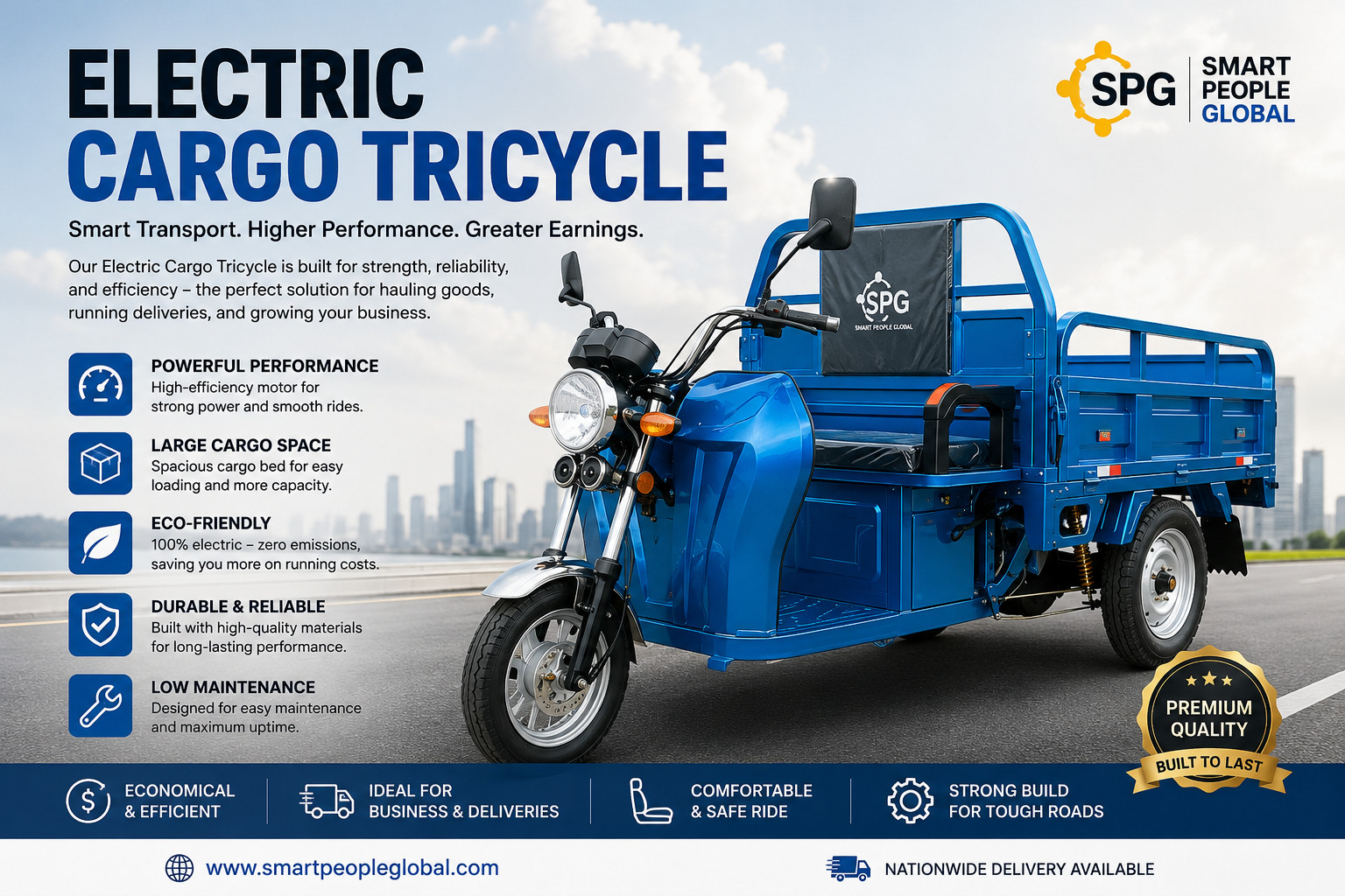 Electric Cargo Tricycle