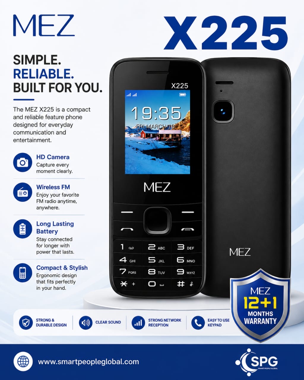 MEZ X225 Feature Phone