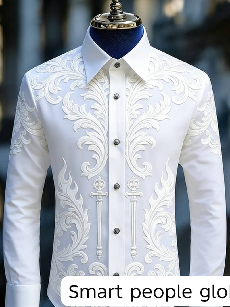 New Mens Rose Pattern 3D