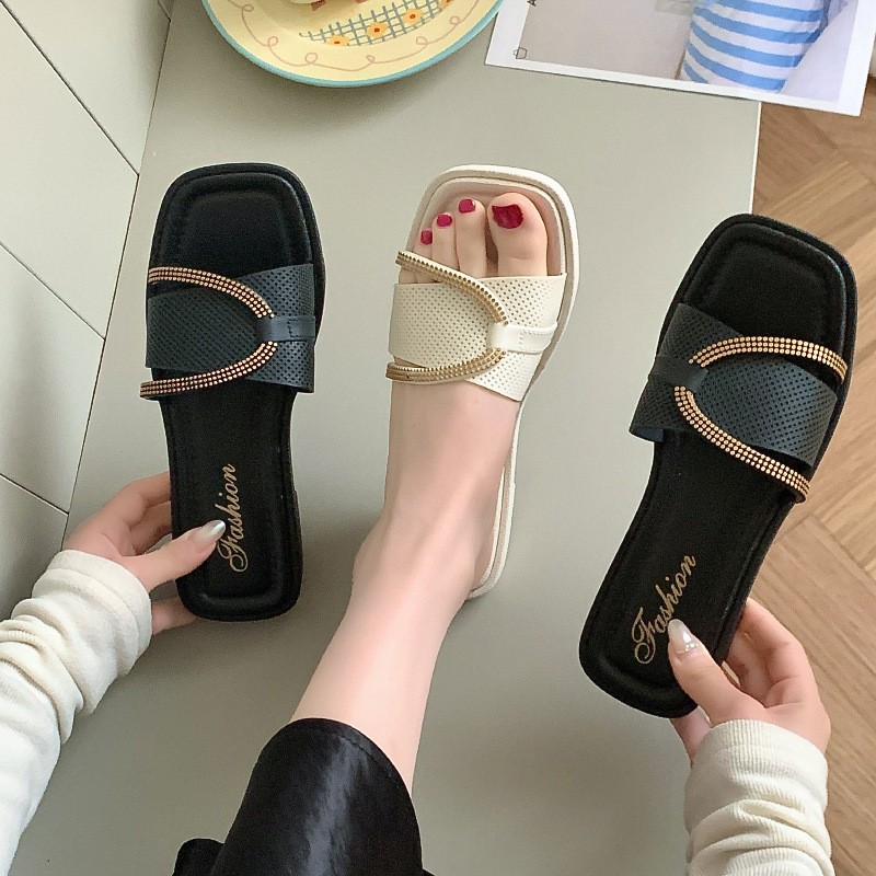 Open-Toe Slippers