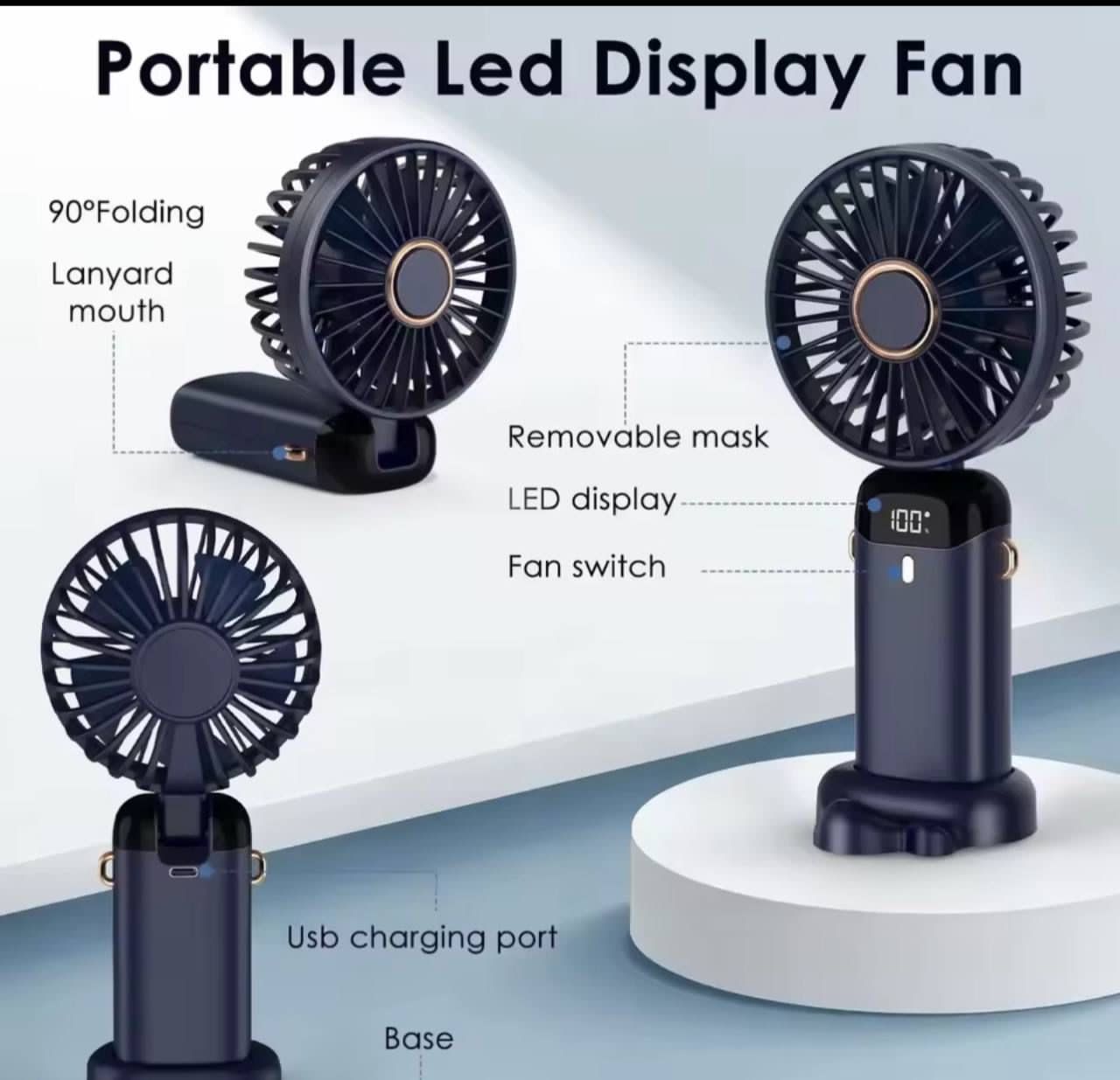 Rechargeable Digital fan
