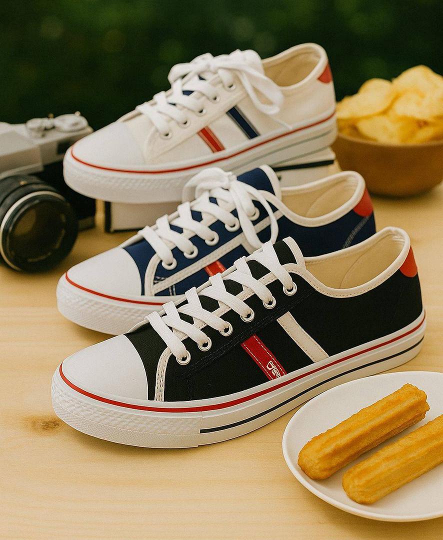 Striped Sneakers